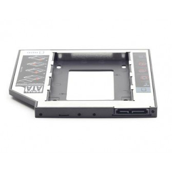 Gembird MF-95-02, Slim mounting frame for 2.5'' drive to 5.25'' bay, for drive up to 12.7 mm