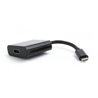 Adapter USB-C - DVI - Gembird  A-CM-DVIF-01, USB-C to HDMI, Converts USB C-type male to HDMI female adapter