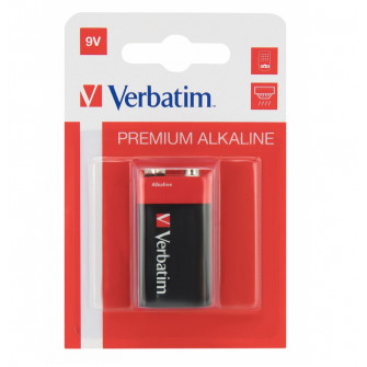 Verbatim Alcaline Battery  9V, 1pcs