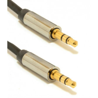 Audio cable 3.5mm -1m - Cablexpert CCAPB-444-1M, 3.5mm stereo plug to 3.5mm stereo plug,1 meter cable