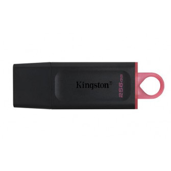 256GB USB3.2  Kingston DataTraveler Exodia Black/Red, (Read 100 MByte/s, Write 12 MByte/s)