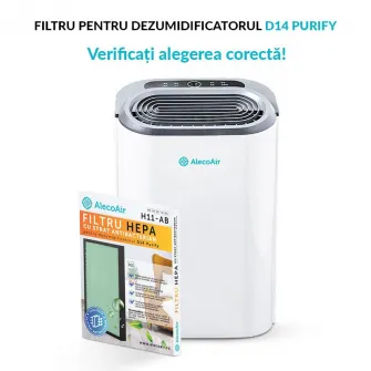 Filtru HEPA cu strat antibacterian pentru dezumificatorul AlecoAir D14 Purify