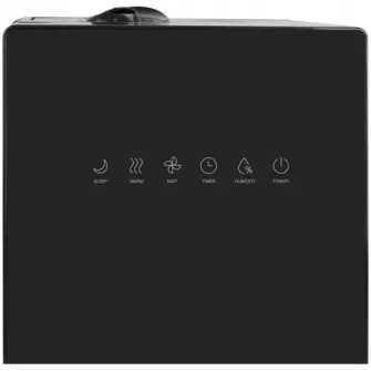 Umidificator AlecoAir U30IONICBLK, Ultrasunete, Ionizare, Higrostat, Temporizator, Telecomanda, Display Digital, Negru