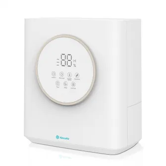 Umidificator AlecoAir U32 Orio, WiFi, Capacitate umidificare 315 ml/h, Aromaterapie, Timer, Mod Noapte, Higrostat, Rezervor 4.5L