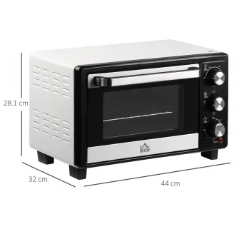 Cuptor Electric Ventilat – 44?32?28 cm, Cu Tava & Gratar