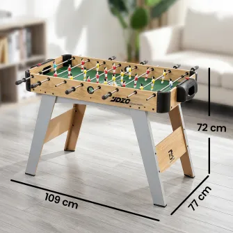 Fotbal de Masa, 89 cm, Set Joc, Marcatori Manuali, Stejar Galben