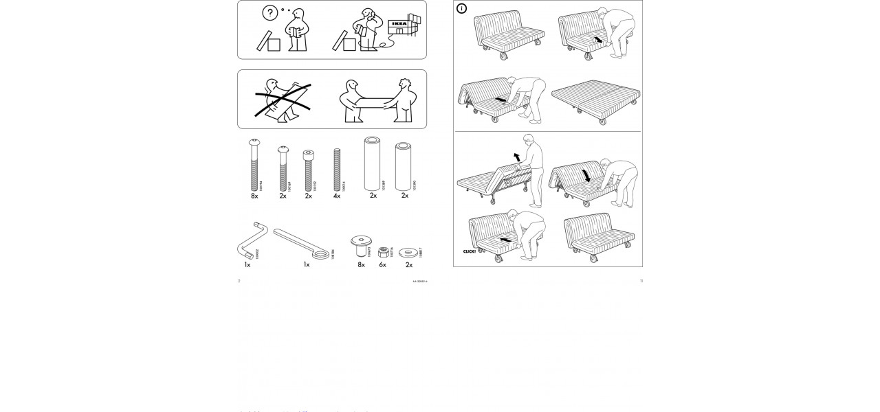 Sunt furnizate instructiuni impreuna cu seturile de mobilier IKEA?