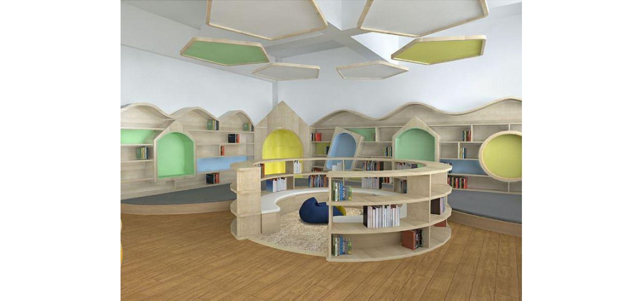 Optiuni de mobilier recomandate pentru o sala de sedinte de biblioteca.