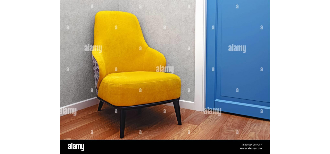 Fotolii galbene: Adaugati o nota de culoare designului interior minimalist.