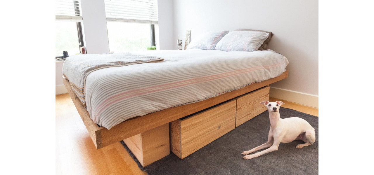 Pot gasi paturi cu sertare cu un design minimalist contemporan?