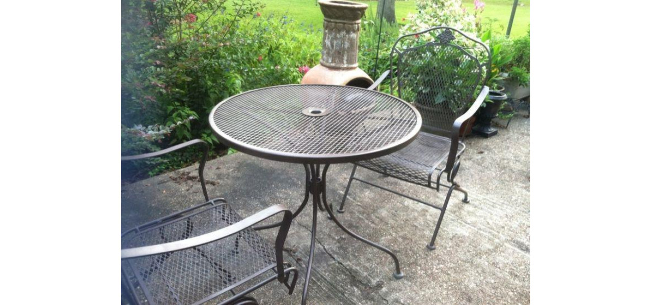 Seturile de mobilier de gradina pot fi usor revopsite sau vopsite pentru a se potrivi cu decorurile de exterior in schimbare?