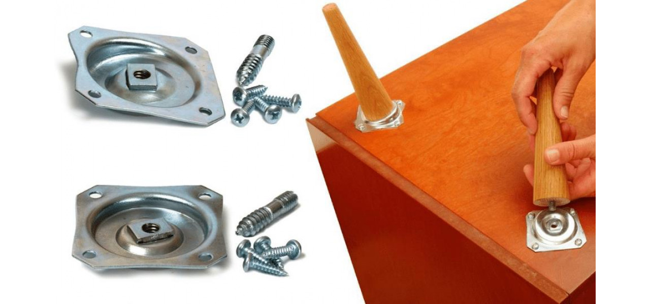 Pot fi folosite cupele glisante pe mobilierul cu picioare detasabile?