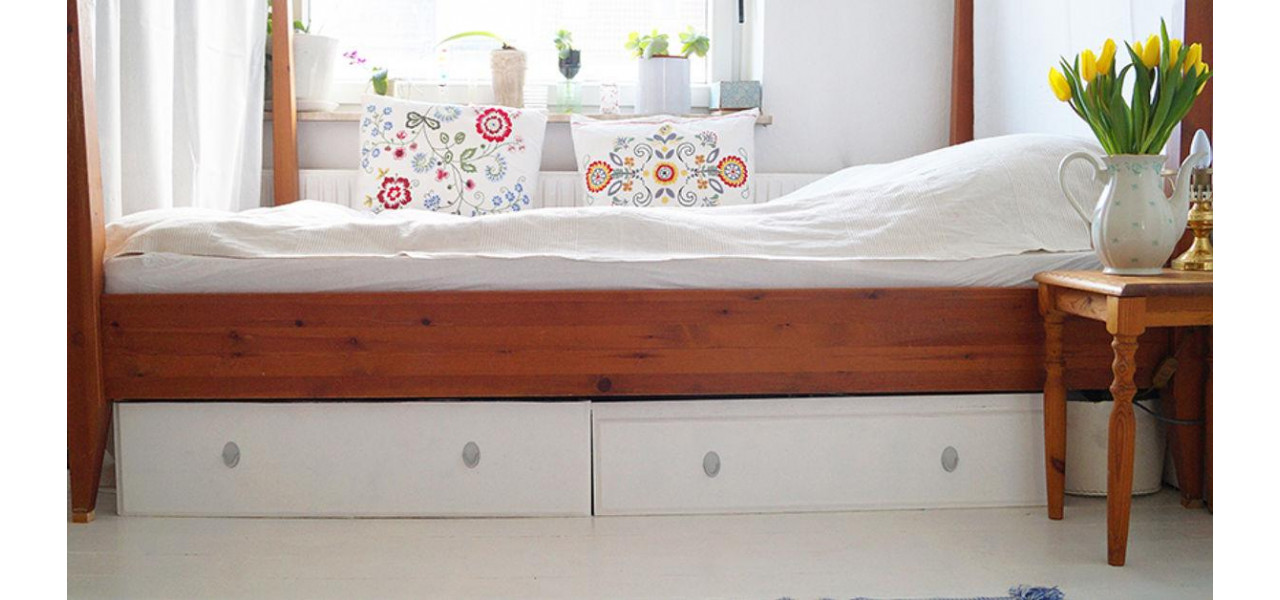 Paturile cu sertare functioneaza bine pentru persoanele cu o afacere de imbracaminte sau de moda?