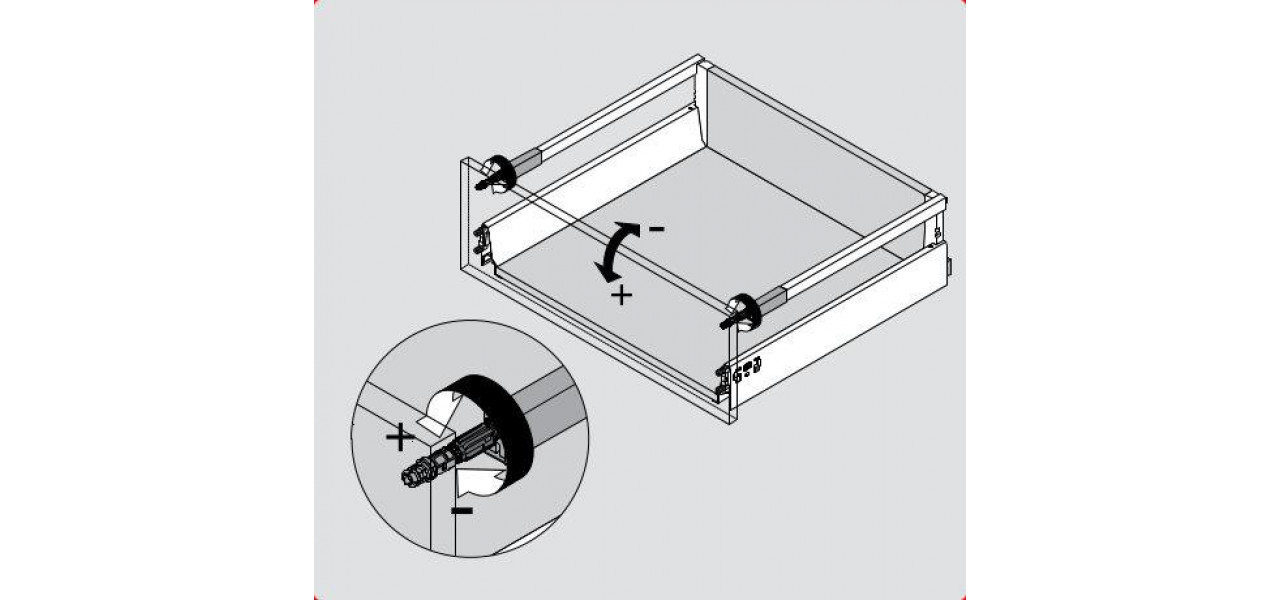 Reglarea inaltimii raftului sau a sertarelor din comoda dvs. IKEA.