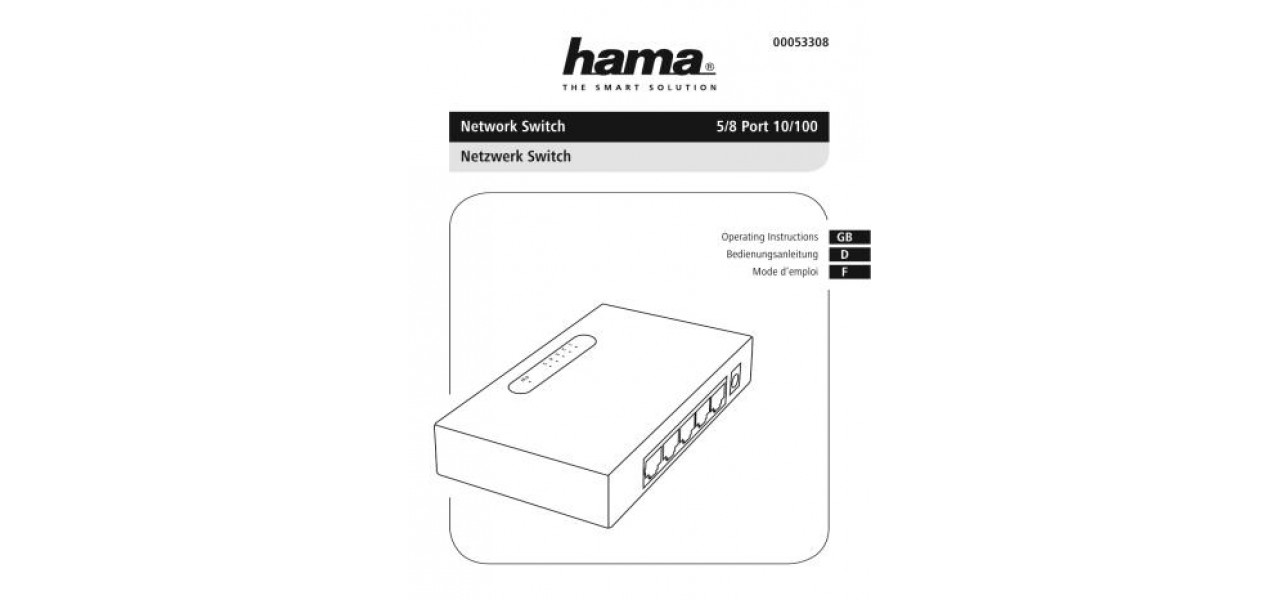 Un ghid pentru incepatori pentru configurarea comutatoarelor de retea Hama.