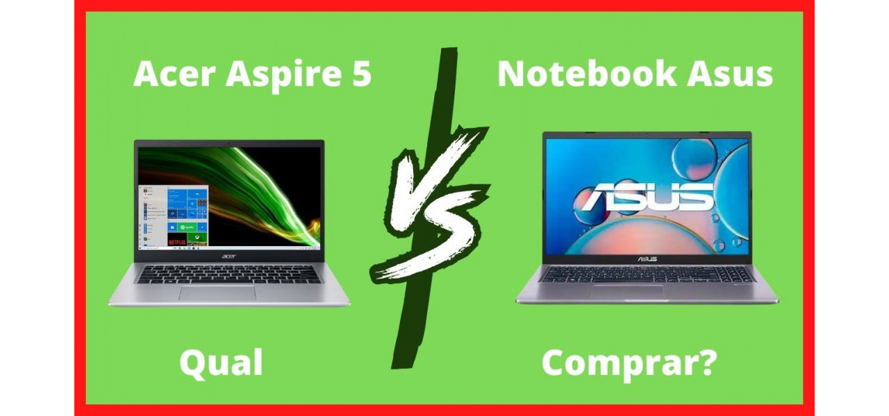 Comparatie intre laptopurile de gama medie Acer Aspire 5 si ASUS ZenBook.