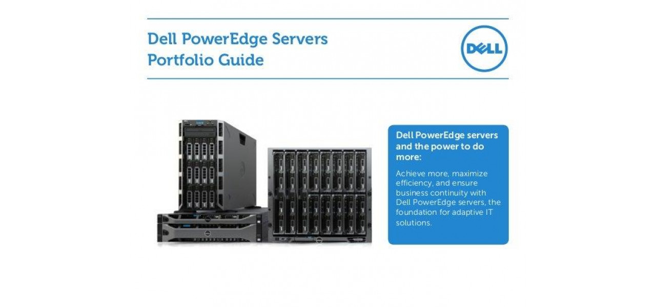 Atingerea eficientei: portofoliul de servere Dell Power-Optimized.