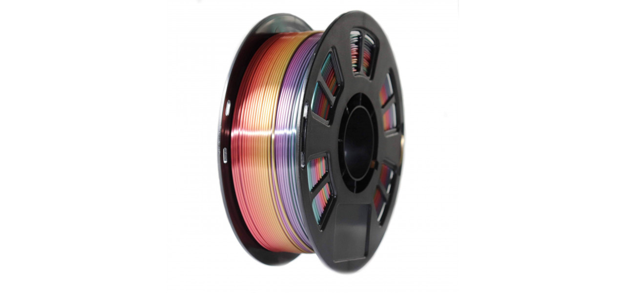 Obtinerea de culori vibrante cu filament de imprimare 3D pigmentat.