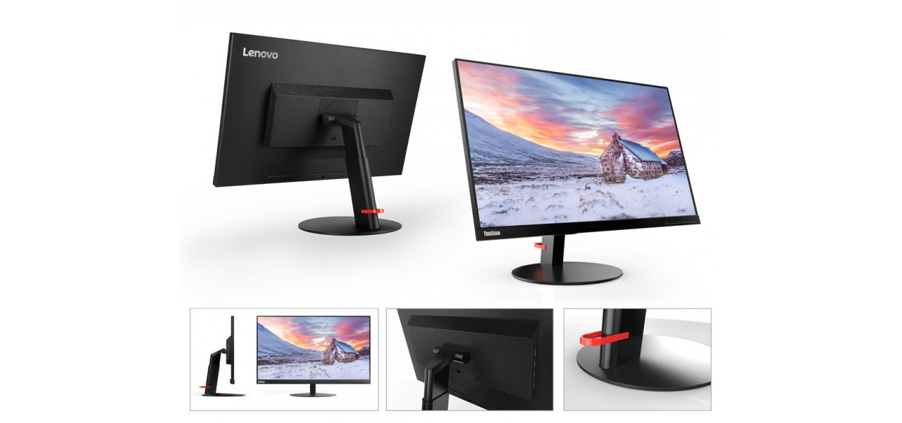 Estetica se intalneste cu functionalitatea: Designul elegant al monitoarelor Lenovo.