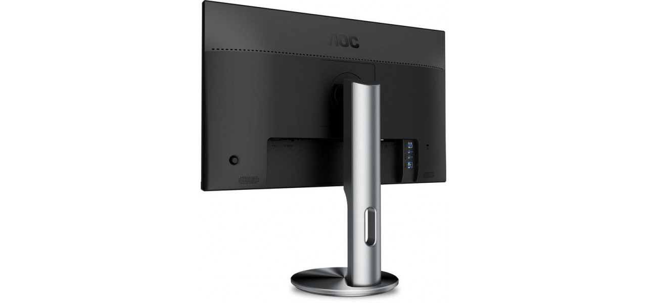AOC monitorizeaza sporirea productivitatii si confortului cu design ergonomic.