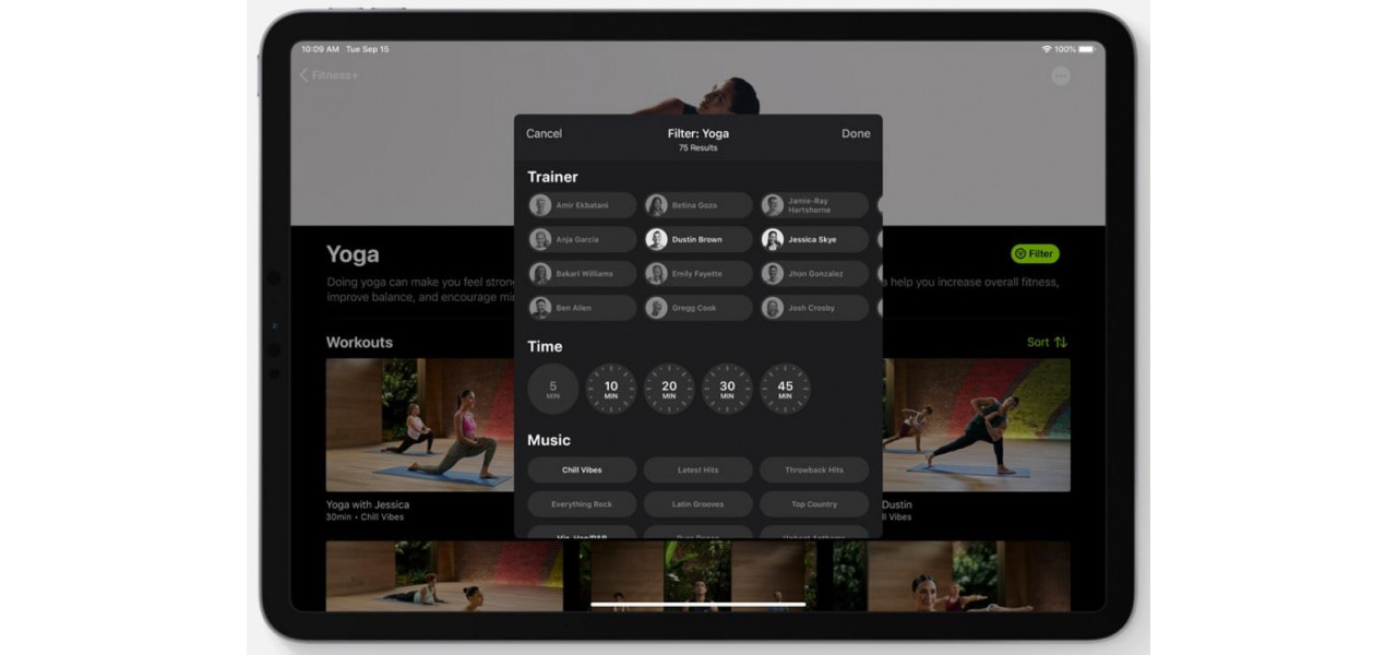 Tablete Apple pentru entuziastii de fitness Urmarirea si motivatia.