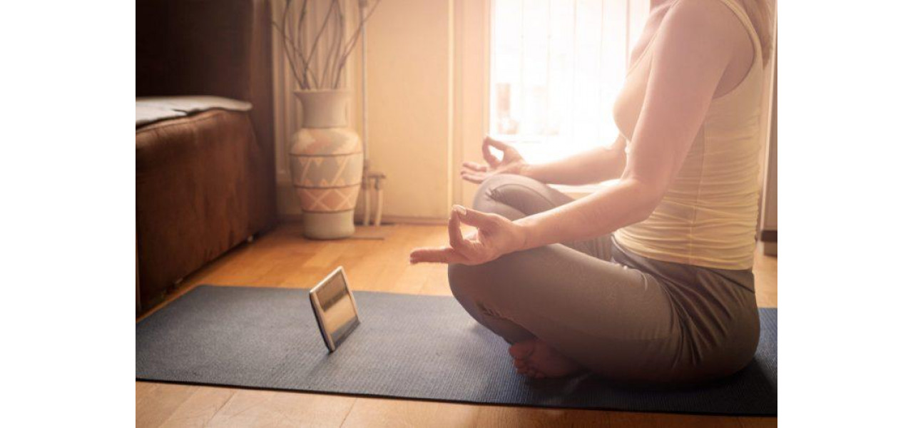 Tablete Apple pentru yoga si meditatie sporind Mindfulness.