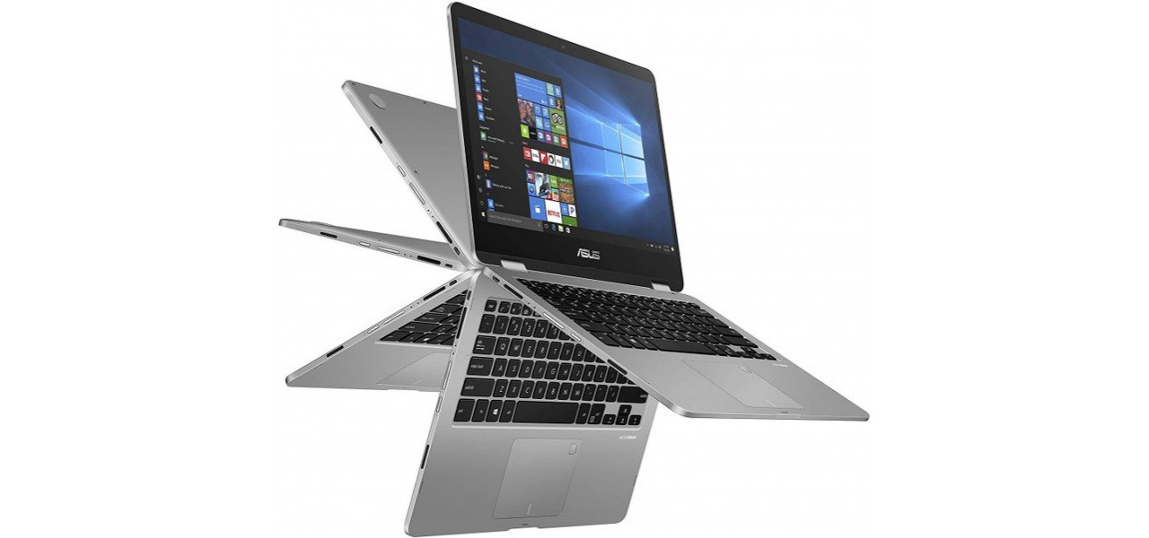 Laptop versatil ASUS VivoBook Flip 14 pentru productivitate in orice mod.