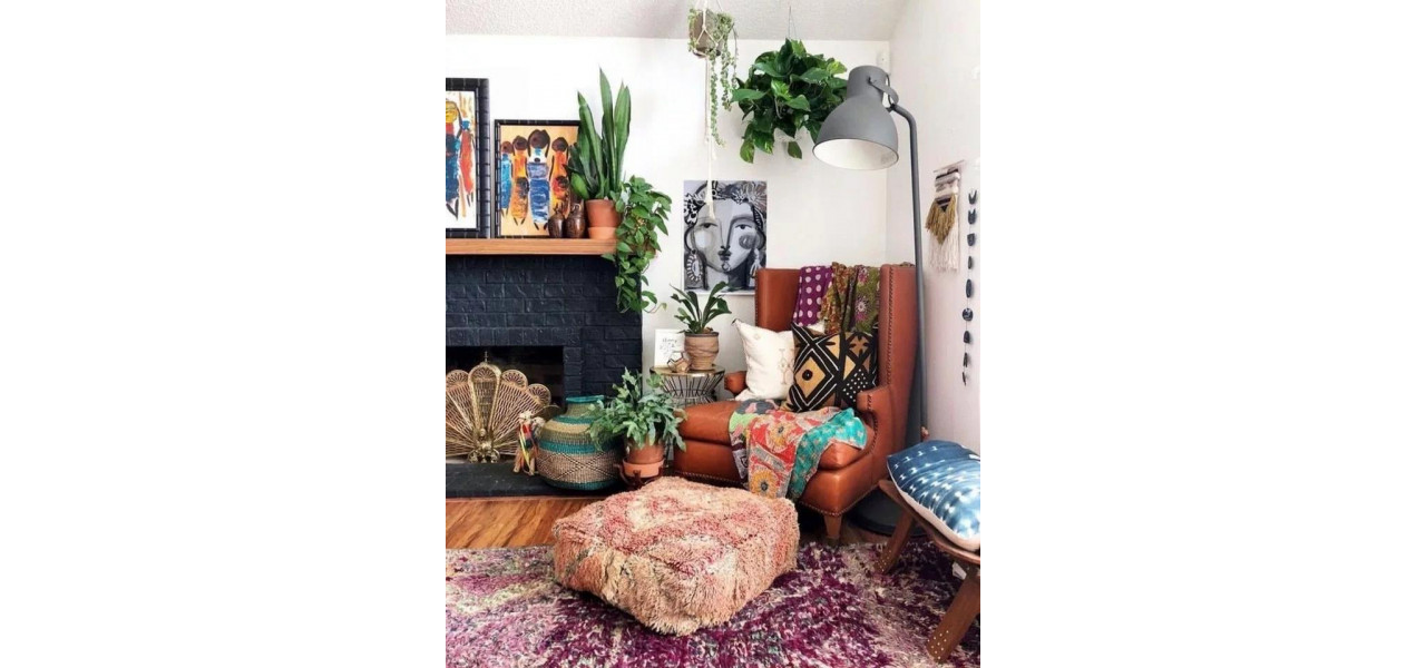 Spatii inspirate de boho care incorporeaza elemente eclectice in casa ta foto.