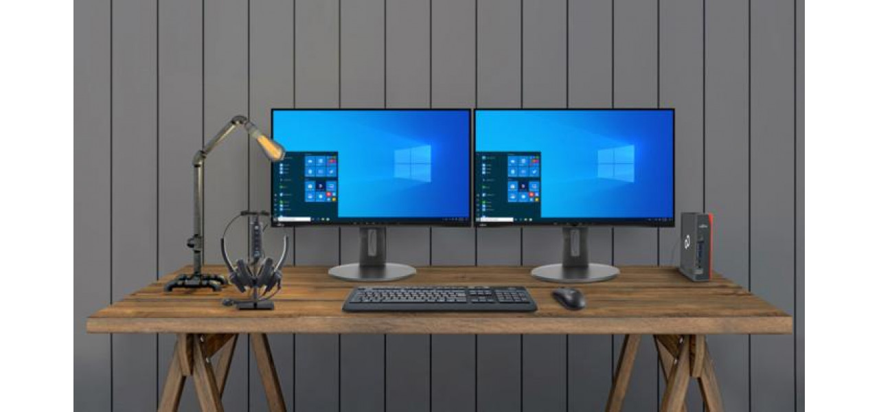 Gasiti dimensiunea perfecta pentru spatiul dvs. de lucru cu monitoarele Fujitsu.