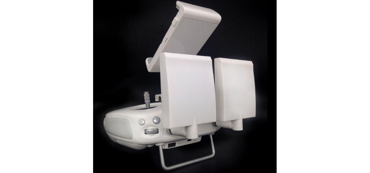 Mariti-va raza de control a dronei cu antene cu castig ridicat.
