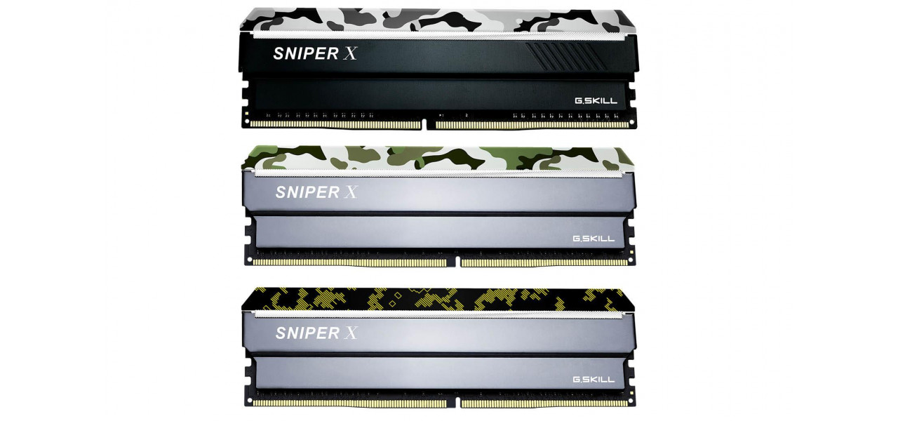 Imbunatatiti-va performanta sistemului cu GSKILL SniperX RAM.