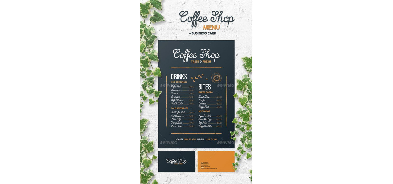Copiatoare pentru cafenele: tiparirea panourilor de meniu si a cardurilor de fidelitate.