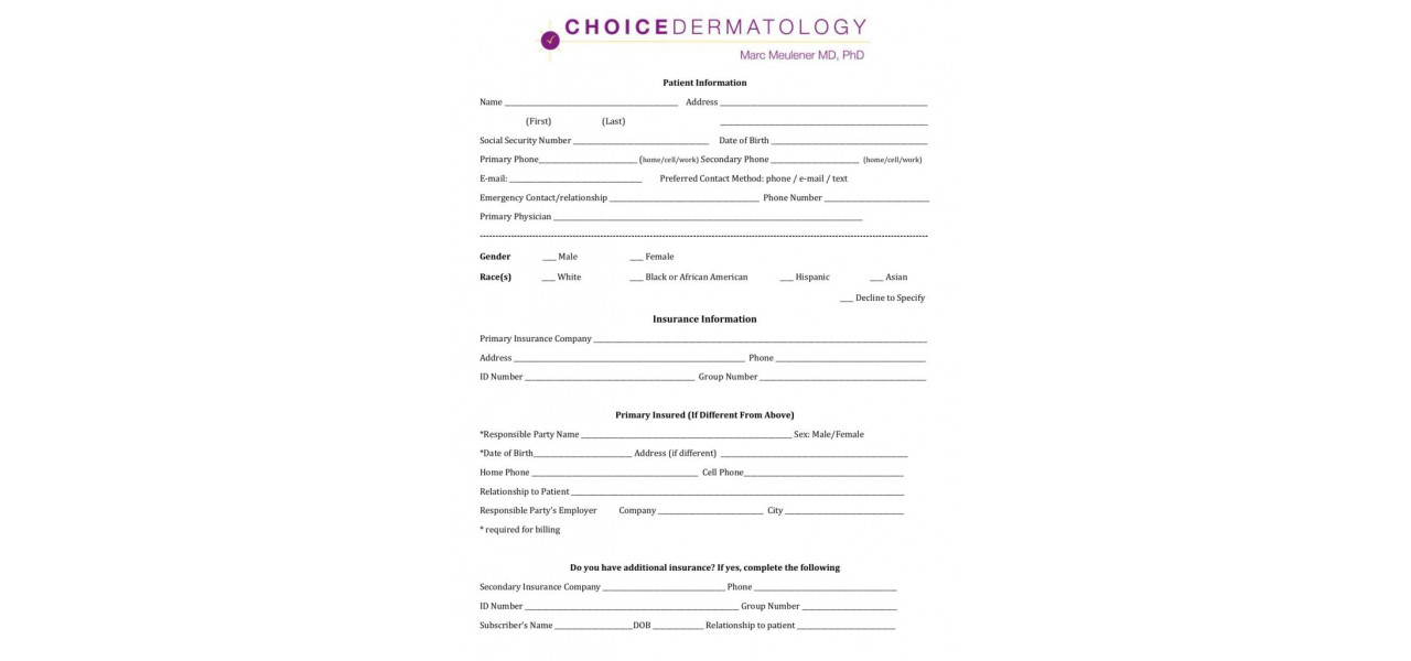 Copiere pentru clinicile de dermatologie: tiparirea instructiunilor si informatiilor pentru pacient.