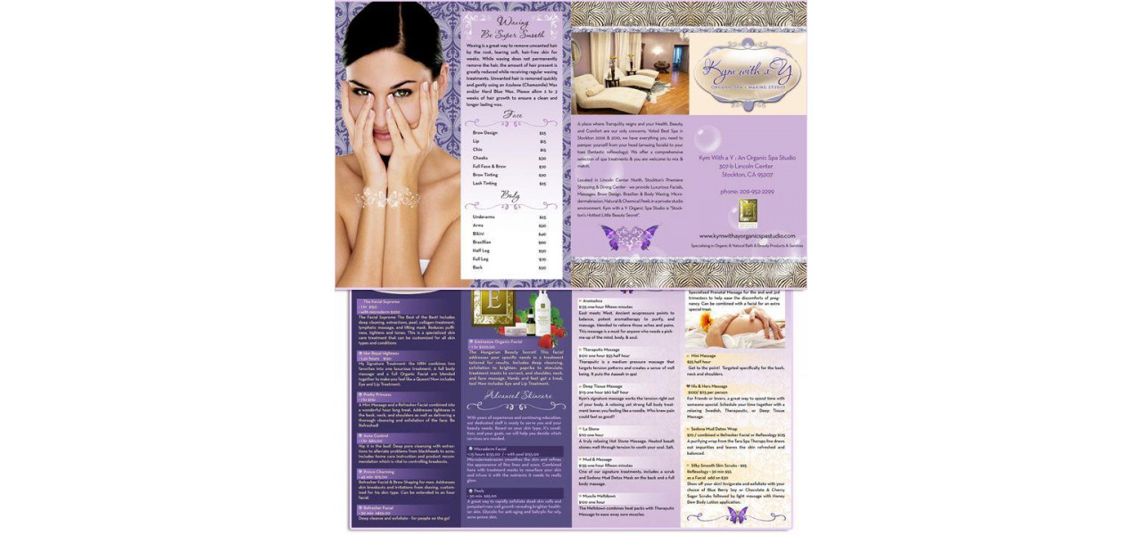 Copiatoare pentru retrageri spa Imprimarea de brosuri si meniuri de tratament.