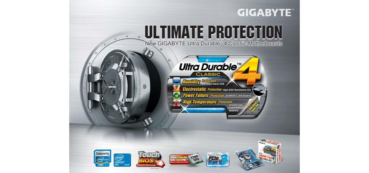 Откройте для себя Gigabyte Ultra Durable Armor для повышения надежности и защиты