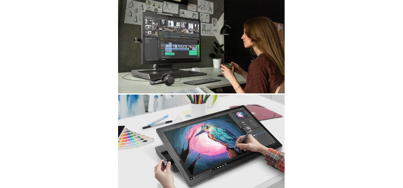 Descoperiti viitorul artei: PC-uri Lenovo si design digital.