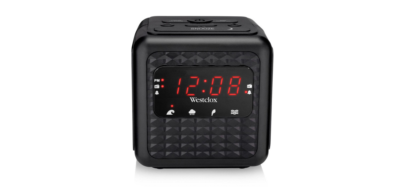 Scufundati-va in sunetul cristalin cu un radio cu ceas portabil.