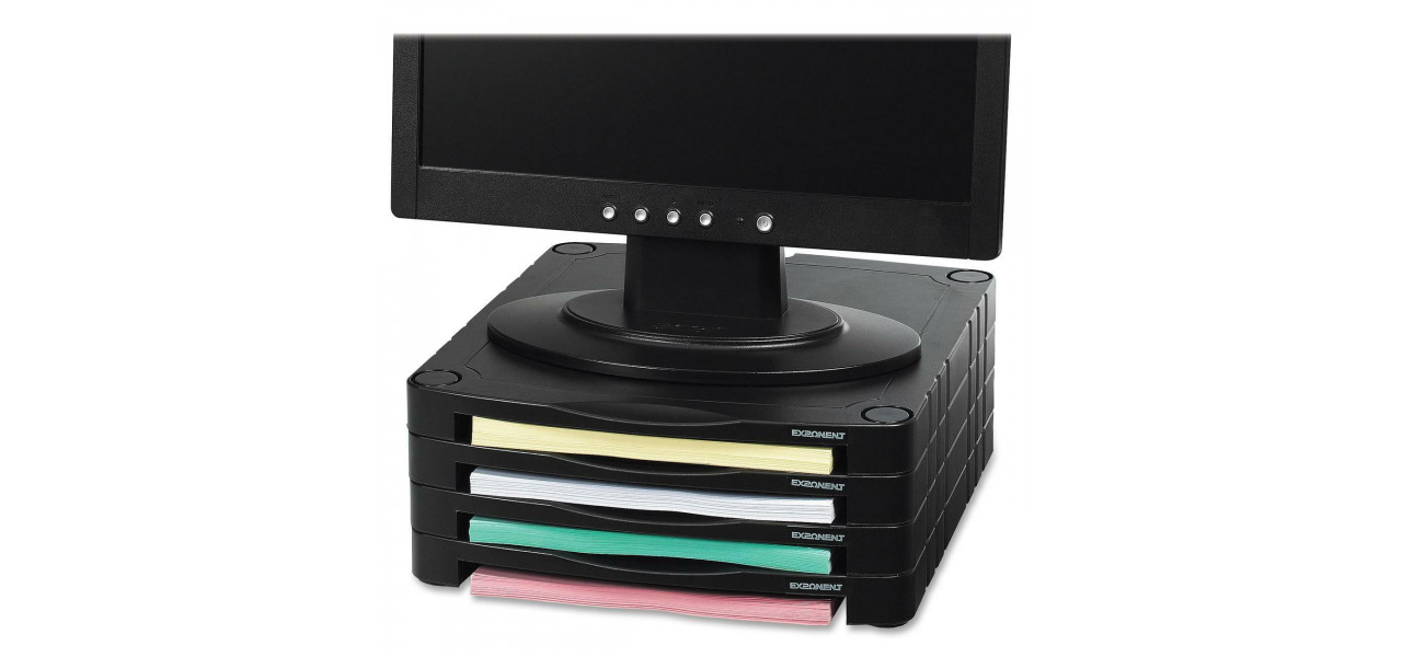 Accesorii pentru monitor usor de utilizat pentru o configurare fara intreruperi.