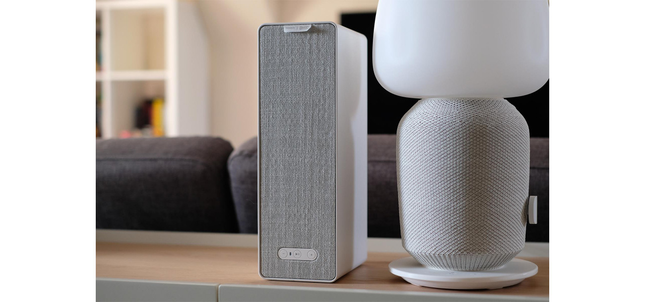 Cresteti-va estetica casei cu difuzoarele Bluetooth Ikea Sleek.