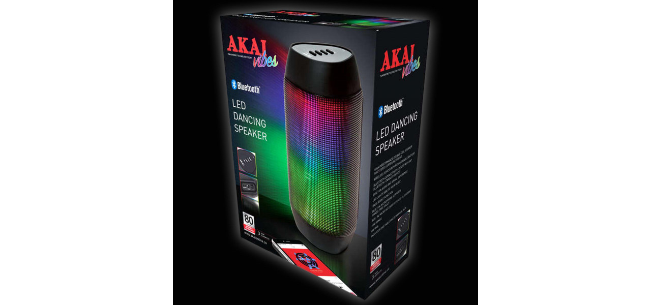 Revolutionati-va experienta de ascultare cu difuzoarele Bluetooth Akai.