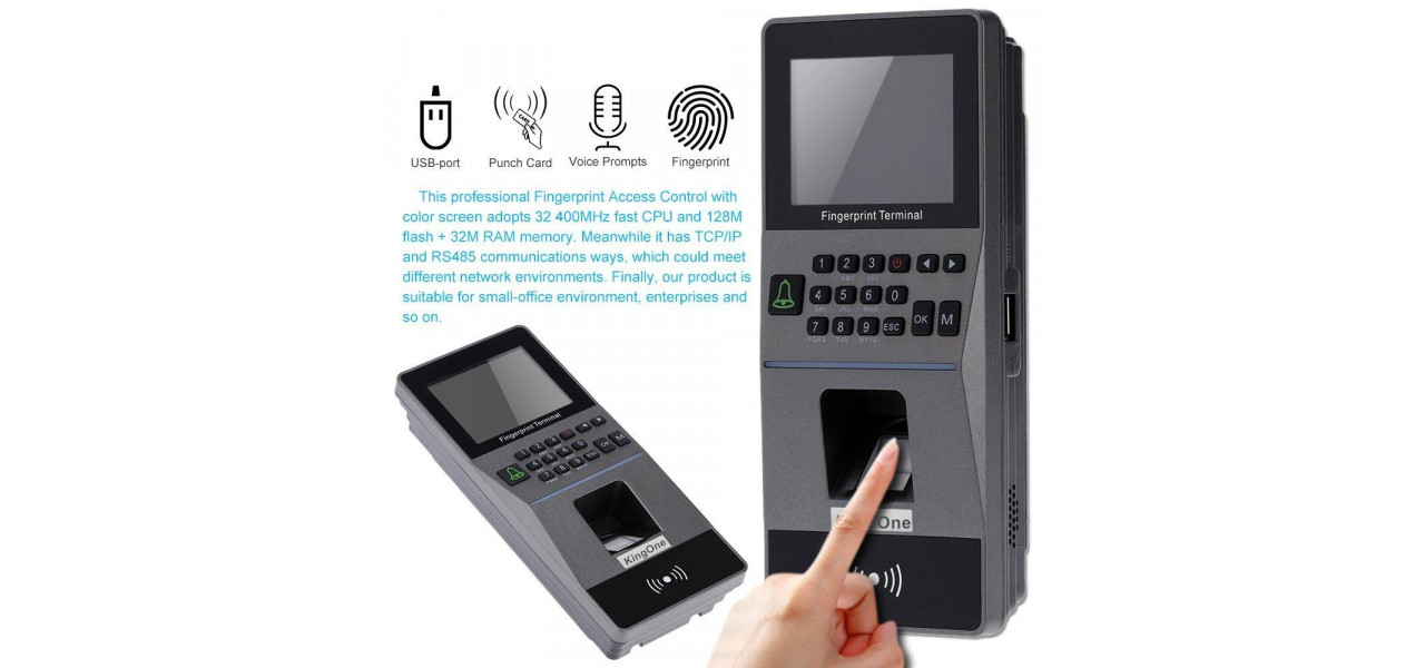 Imbunatatirea securitatii cu cititoare de carduri biometrice.