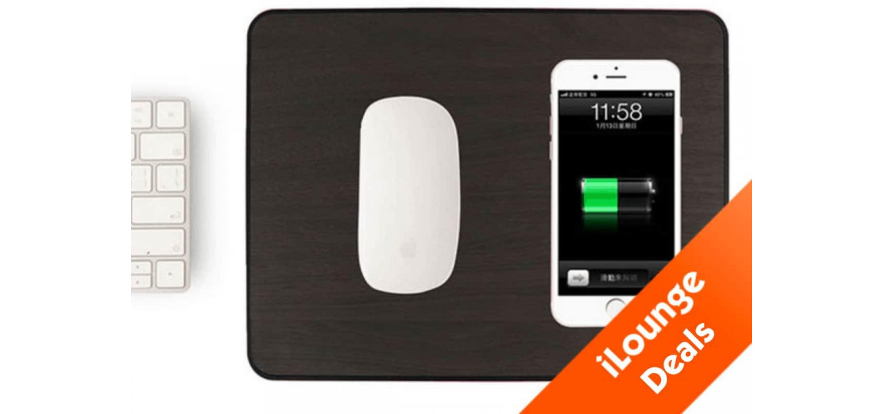 Explorarea mouse-pad-urilor cu incarcatoare wireless integrate pentru ceasuri inteligente.