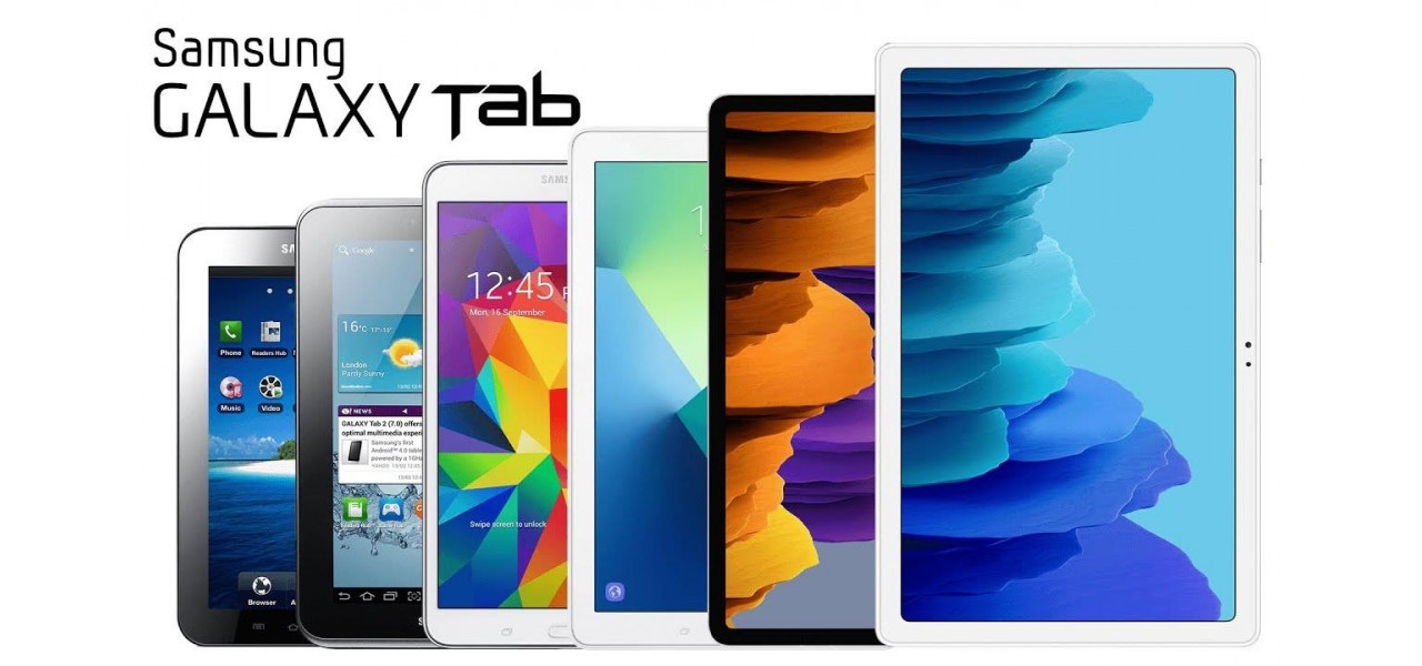 Explorand evolutia designului tabletelor Samsung.