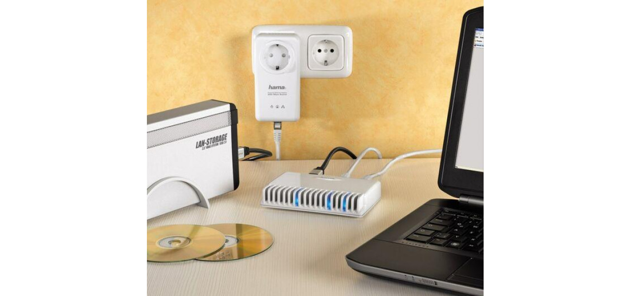 Explorarea diferitelor aplicatii ale switch-urilor Hama Ethernet.