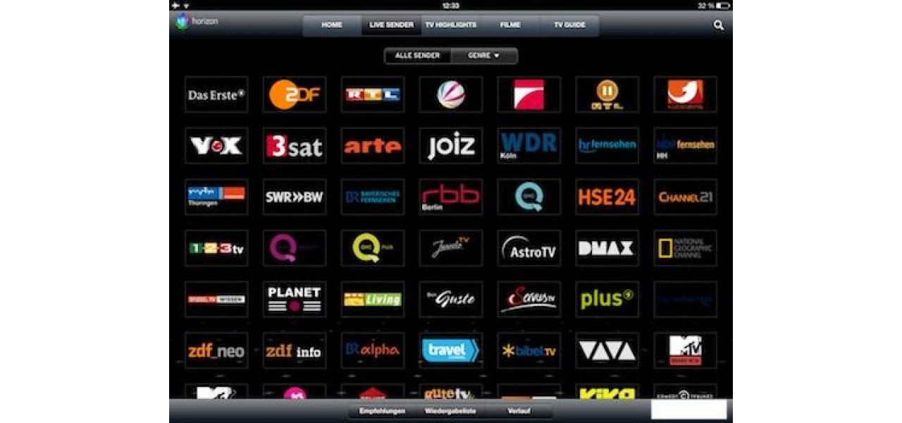 Explorarea potentialului streamingului live cu TV Horizon.