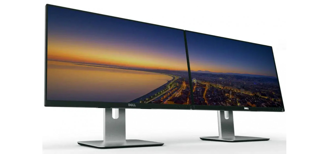 Explorarea monitoarelor Dell cu rama subtire: o configurare fara intreruperi pentru mai multe monitoare.