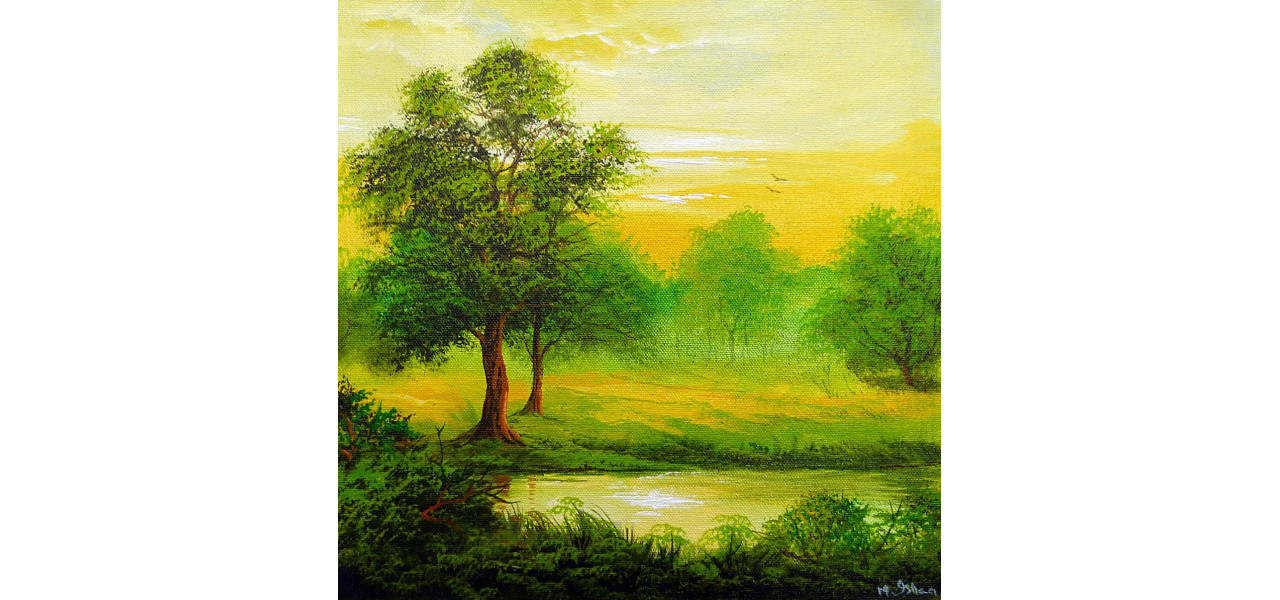 De la natura la panza: arta picturii peisajului.