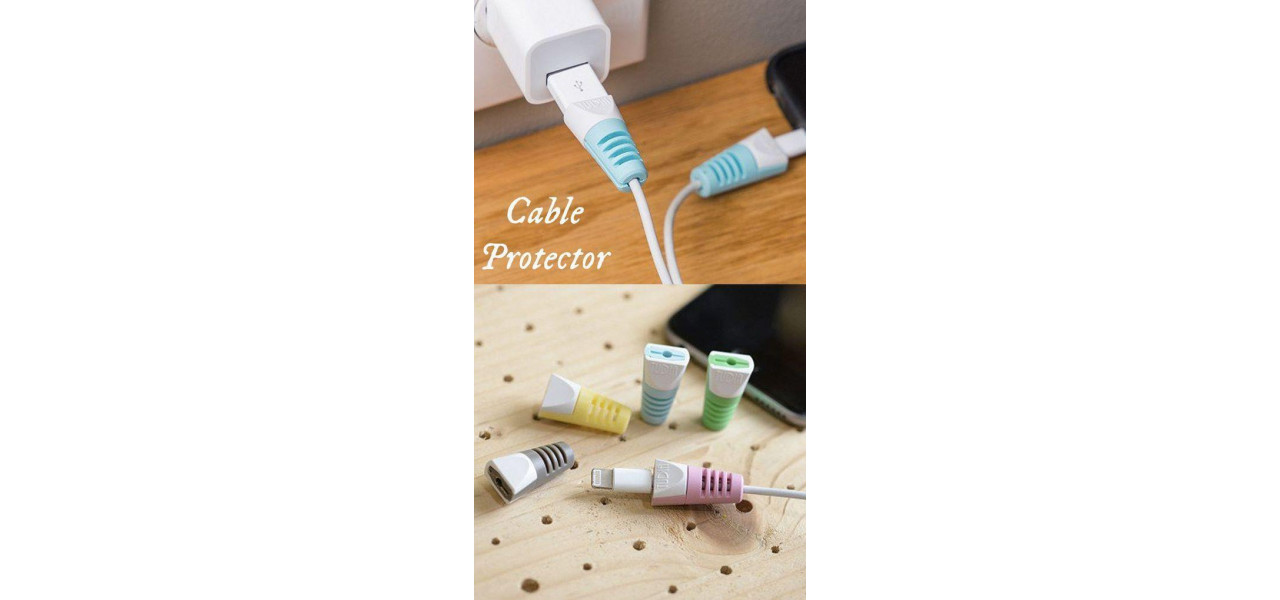 Cum sa preveniti uzura cablului incarcatorului cu protectoare din silicon.