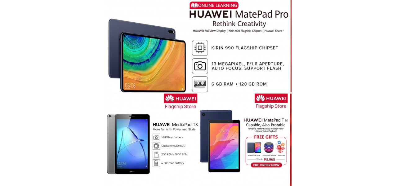 Tablete Huawei: un instrument versatil pentru crearea de continut.