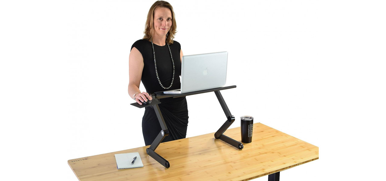 Imbunatatiti ergonomia cu suporturi pentru laptop si placute de racire.